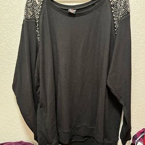 Torrid rebel studded sweatshirt size 6